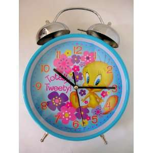    Warner Bros Tweety Bird Twin Bell Alarm Clock Toys & Games