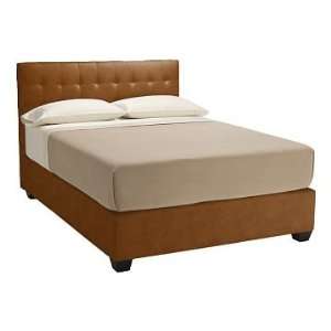 Williams Sonoma Home Fairfax Low Bed, King, Tuscan Leather, Bourbon 