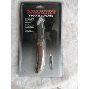  Winchester 3 Pocket Clip Knife 31 000249 