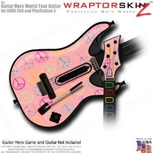Kearas Peace Signs on Pink Skin fits Band Hero, Guitar Hero 5 & World 
